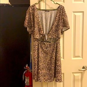 Cheetah Print Dress